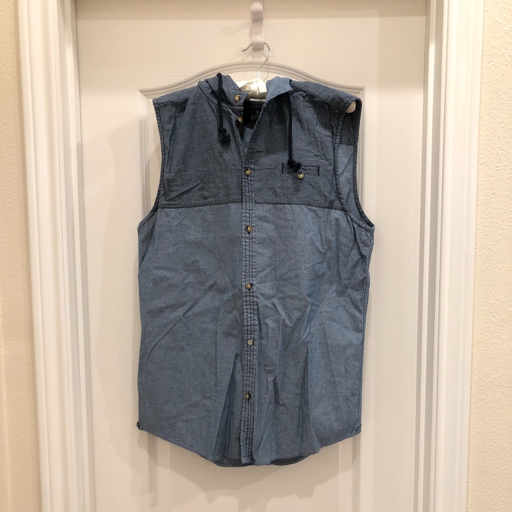 Buffalo David Bitton Sleeveless Tank Hoodie